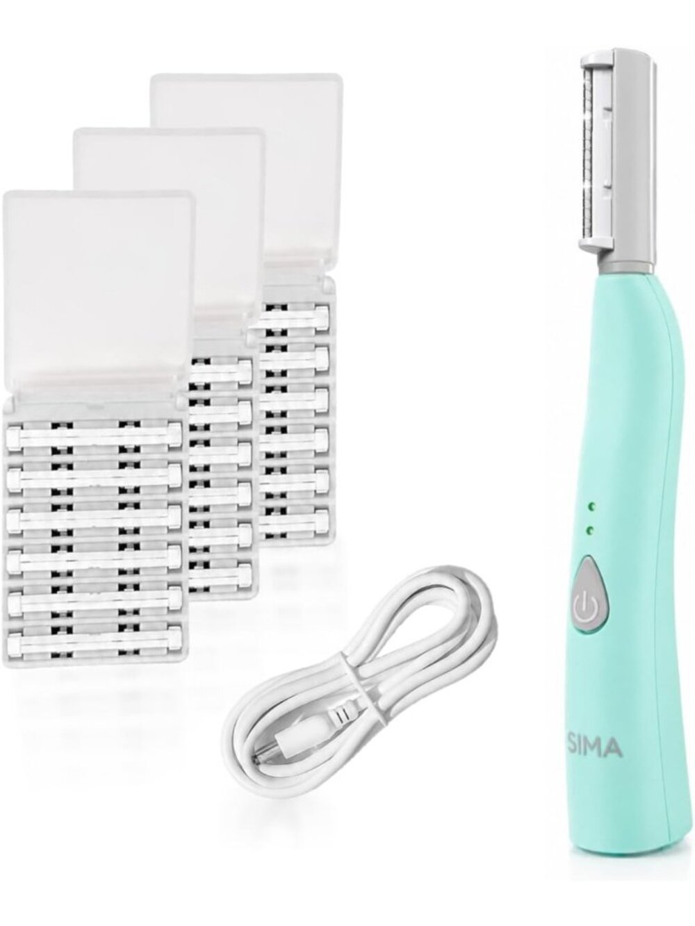 Patented Dermaplane Razor for Women - Facial Exfoliation Tool for Smooth Skin